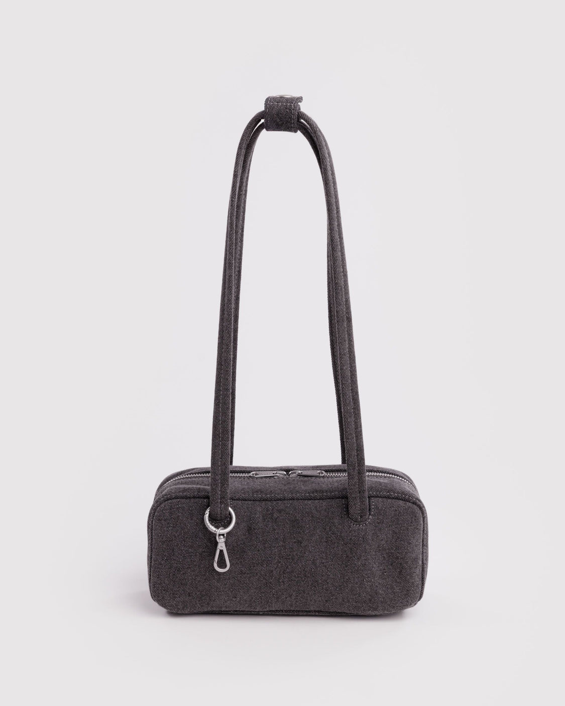 Small Denim Bowler Bag O6