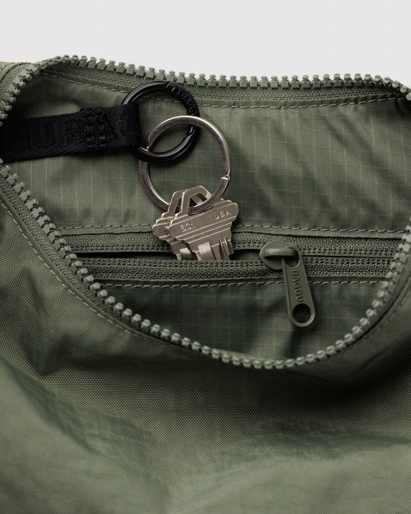 Small Nylon Crescent Bag V2