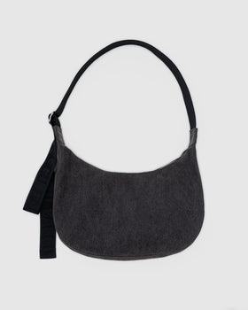 Medium Denim Crescent Bag E8