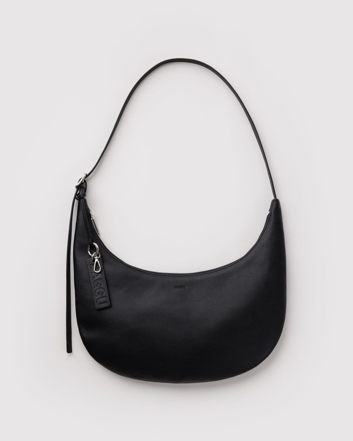 Medium Recycled Leather Flat Crescent E5