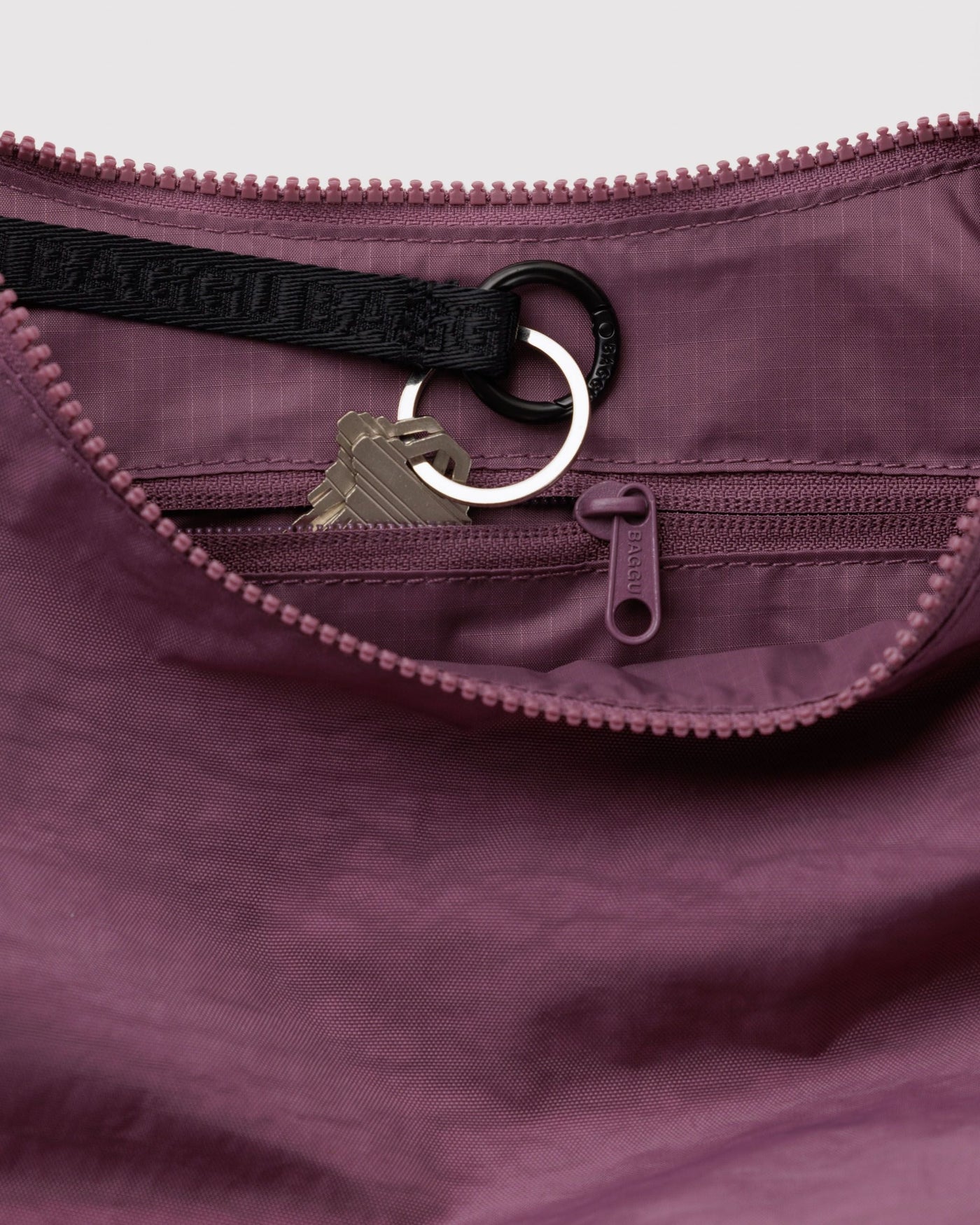 Medium Nylon Crescent Bag C1