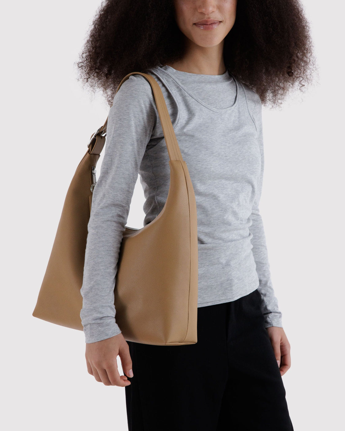 Recycled Leather Shoulder Bag V3