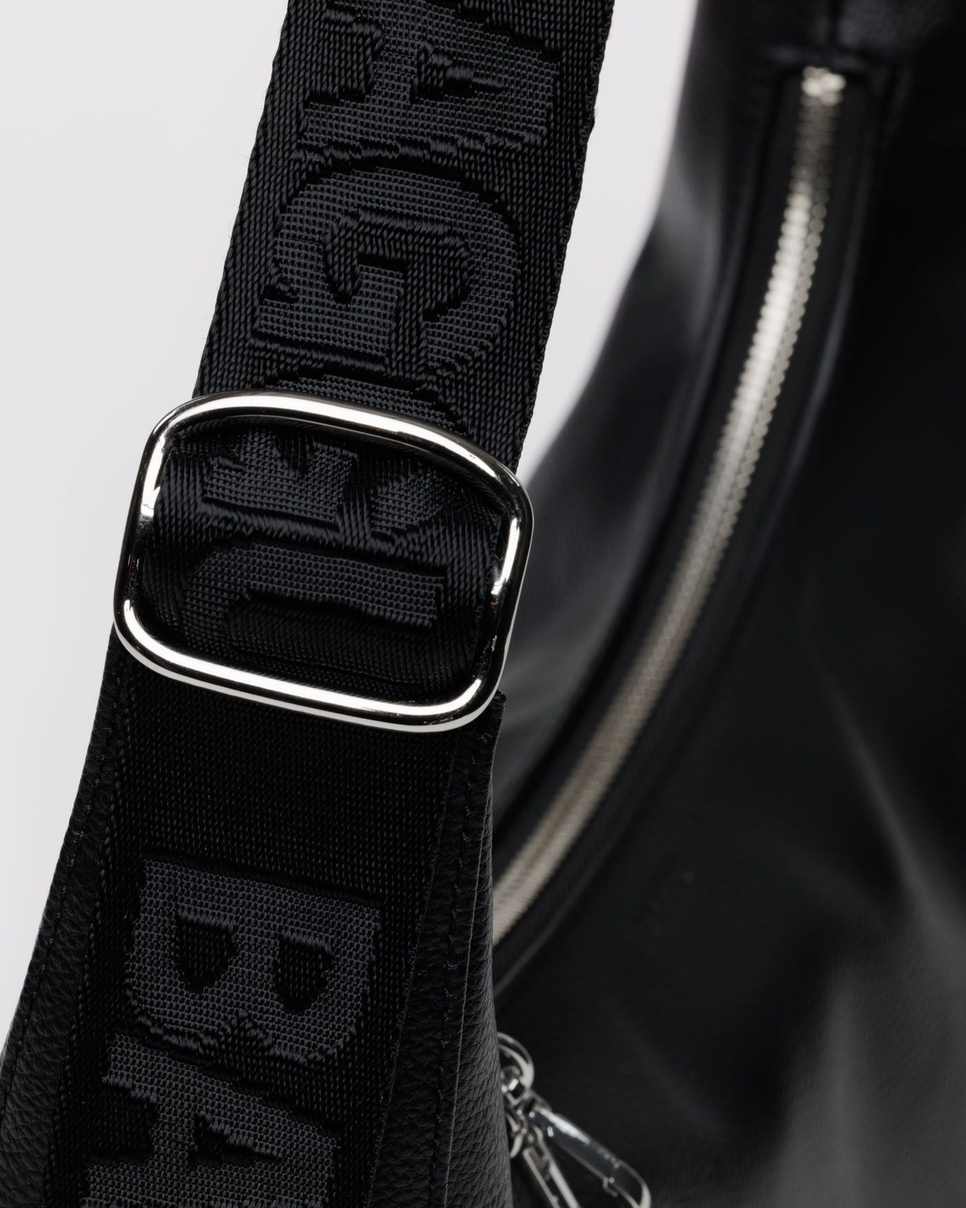 Medium Recycled Leather Crescent Bag H9