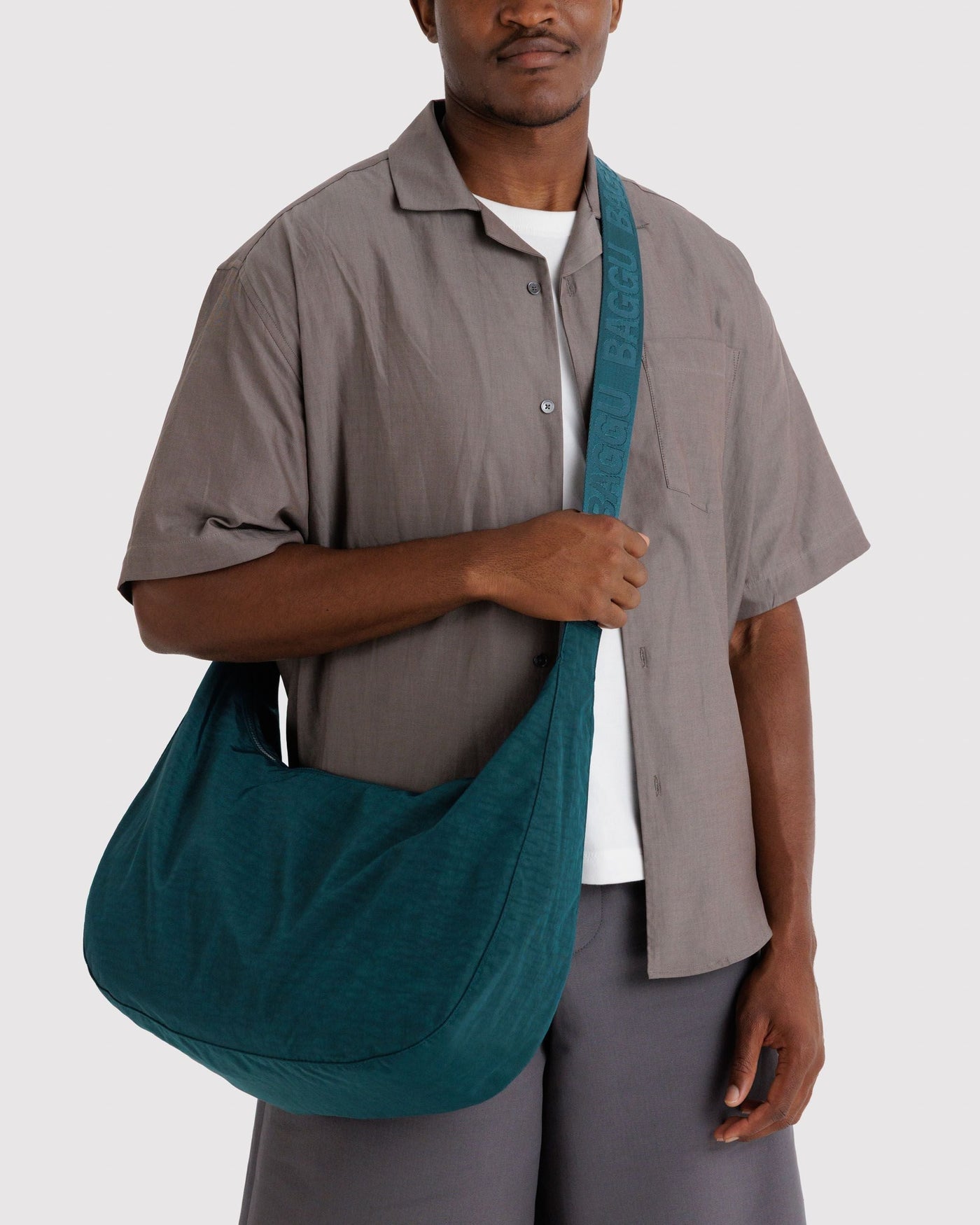 Large Nylon Crescent Bag R1