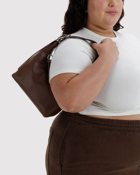 Mini Recycled Leather Shoulder Bag X6