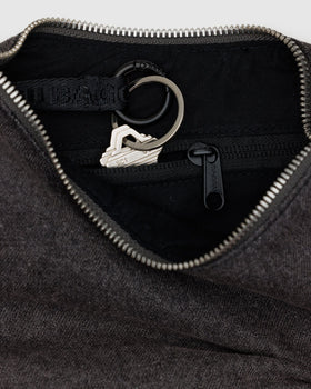 Small Denim Crescent Bag L7