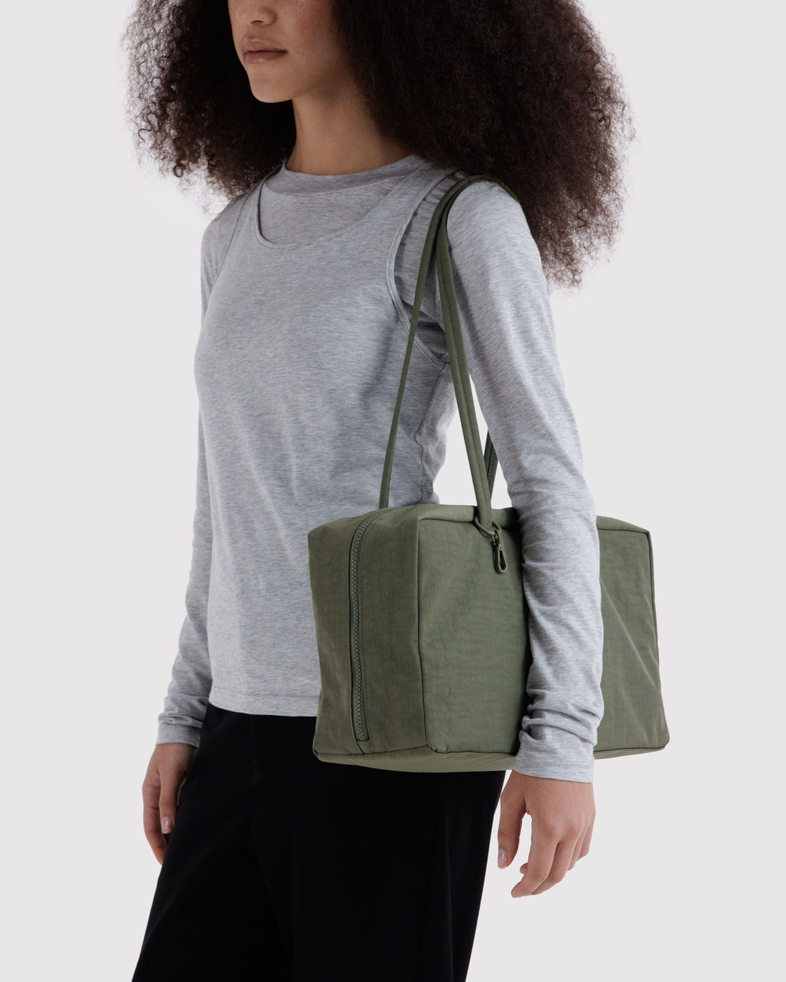 Medium Nylon Bowler Bag I9
