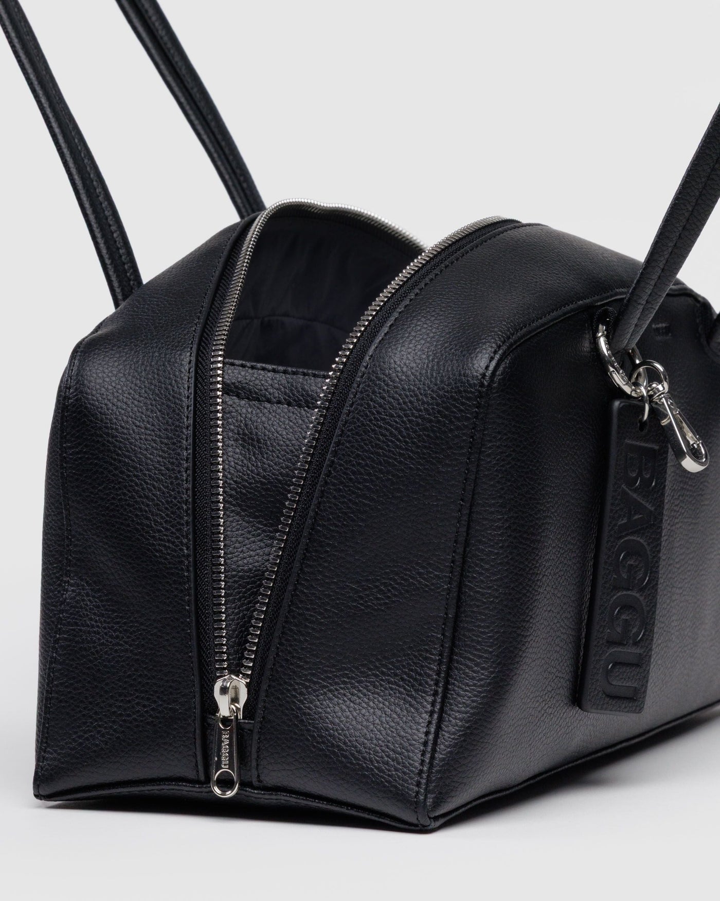 Recycled Leather Bowler Bag F1