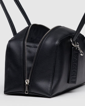 Recycled Leather Bowler Bag F1