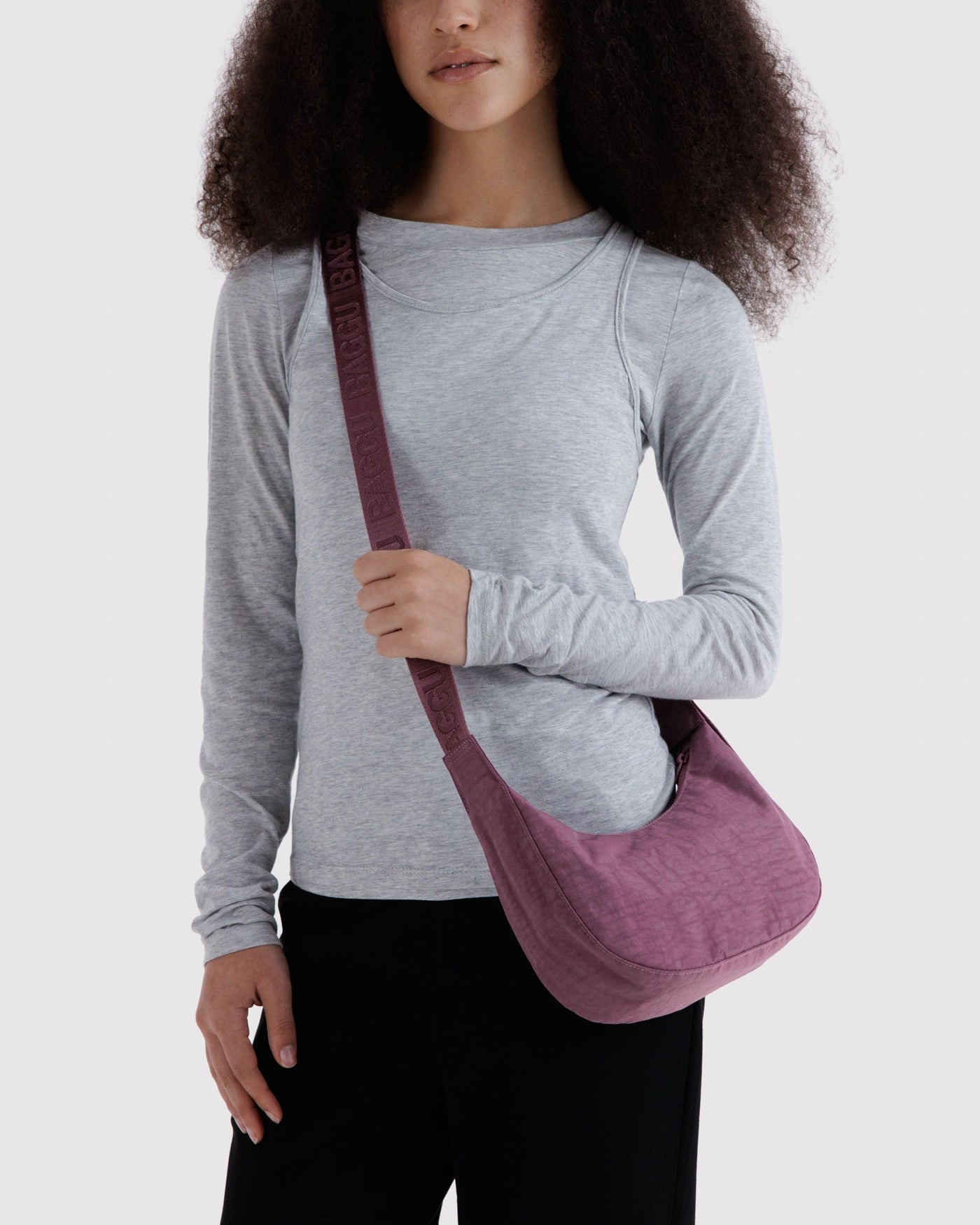 Small Nylon Crescent Bag V2