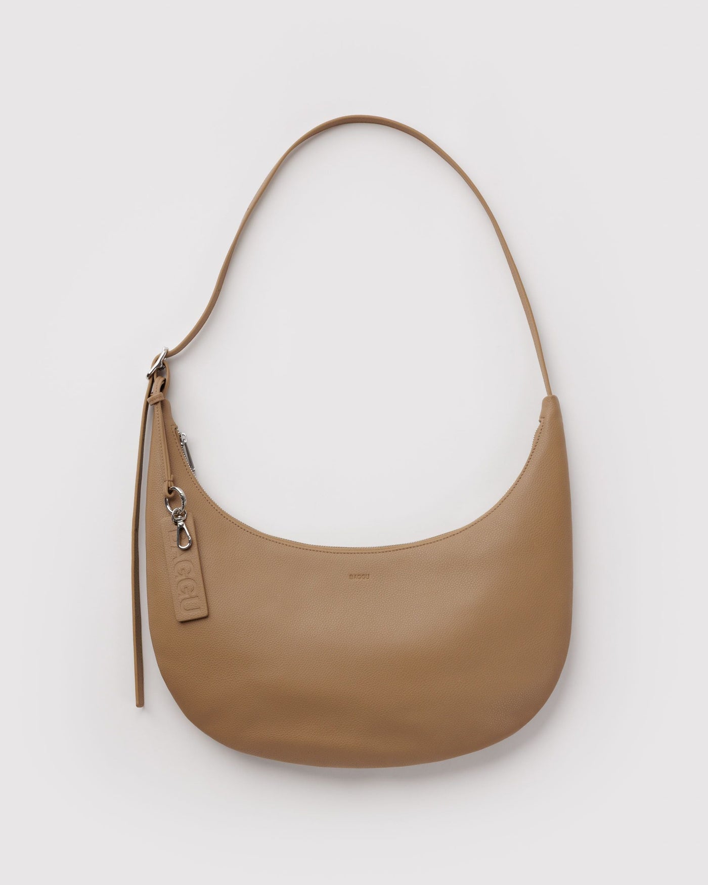 Medium Recycled Leather Flat Crescent E5