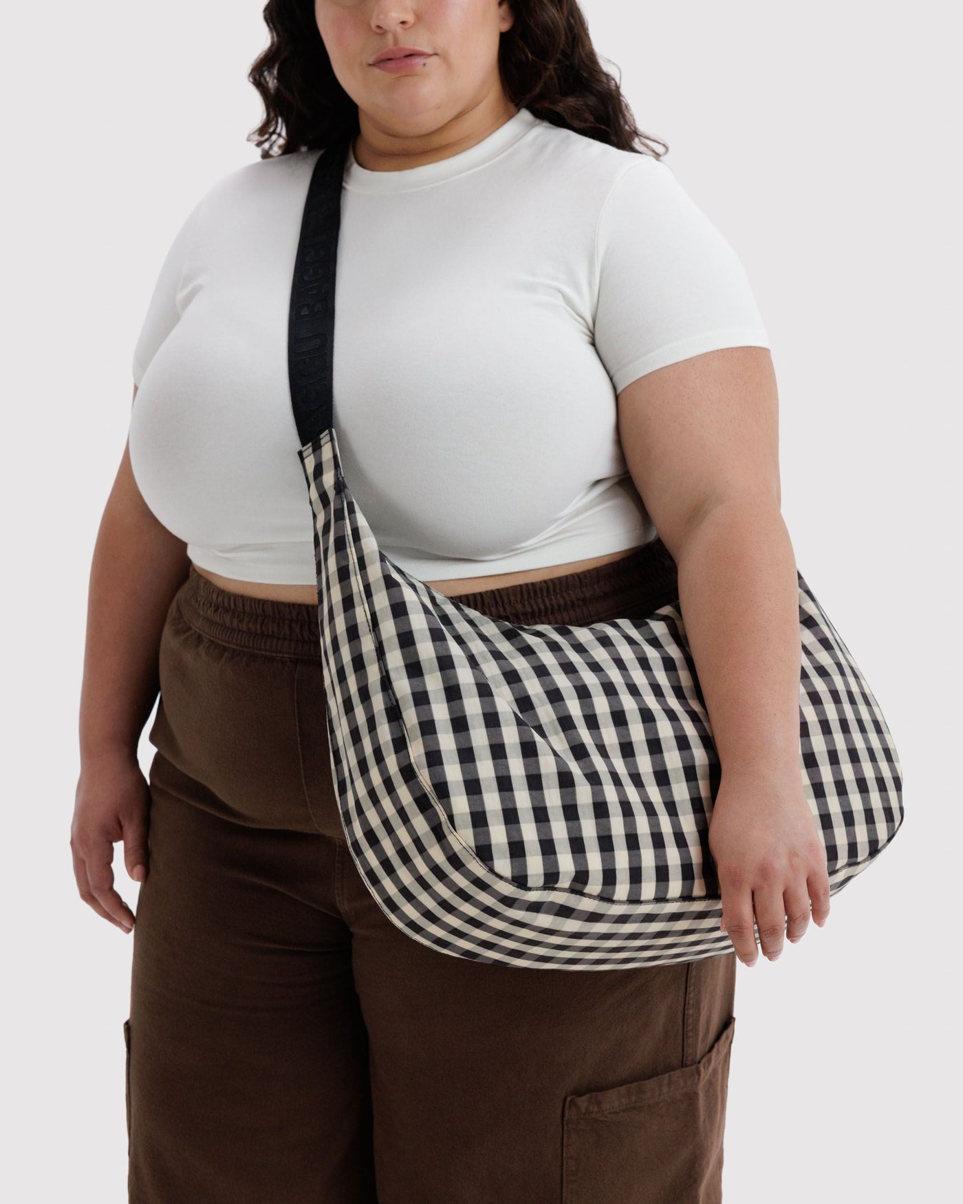 Large Nylon Crescent Bag R1