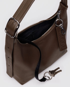 Mini Recycled Leather Shoulder Bag X6