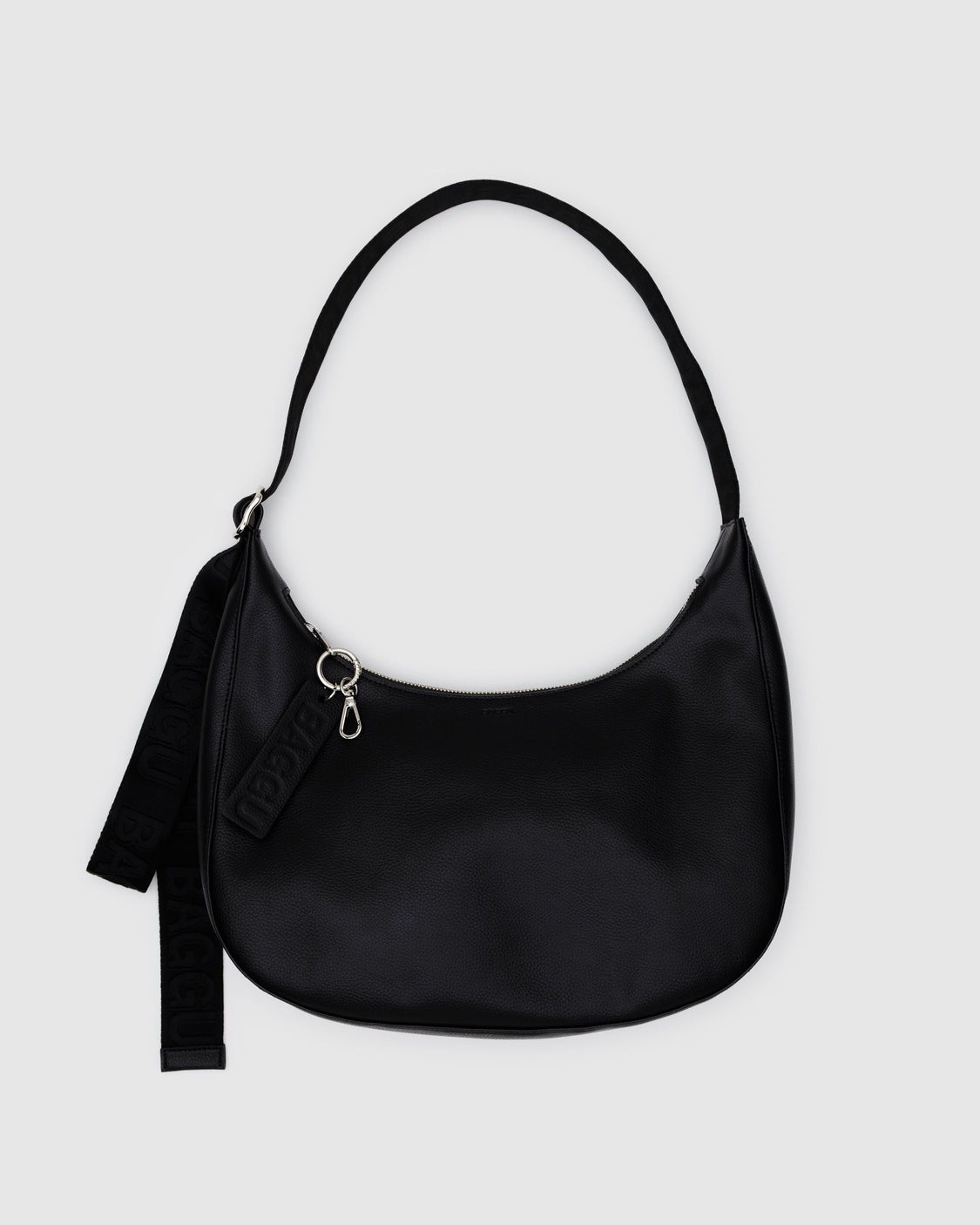 Medium Recycled Leather Crescent Bag H9