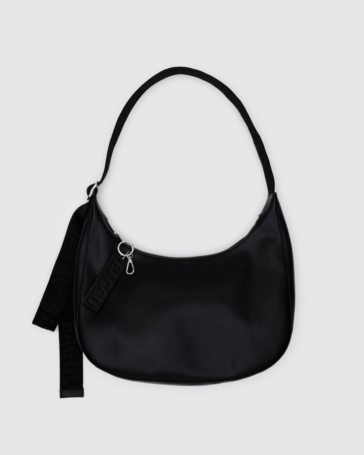 Medium Recycled Leather Crescent Bag H9