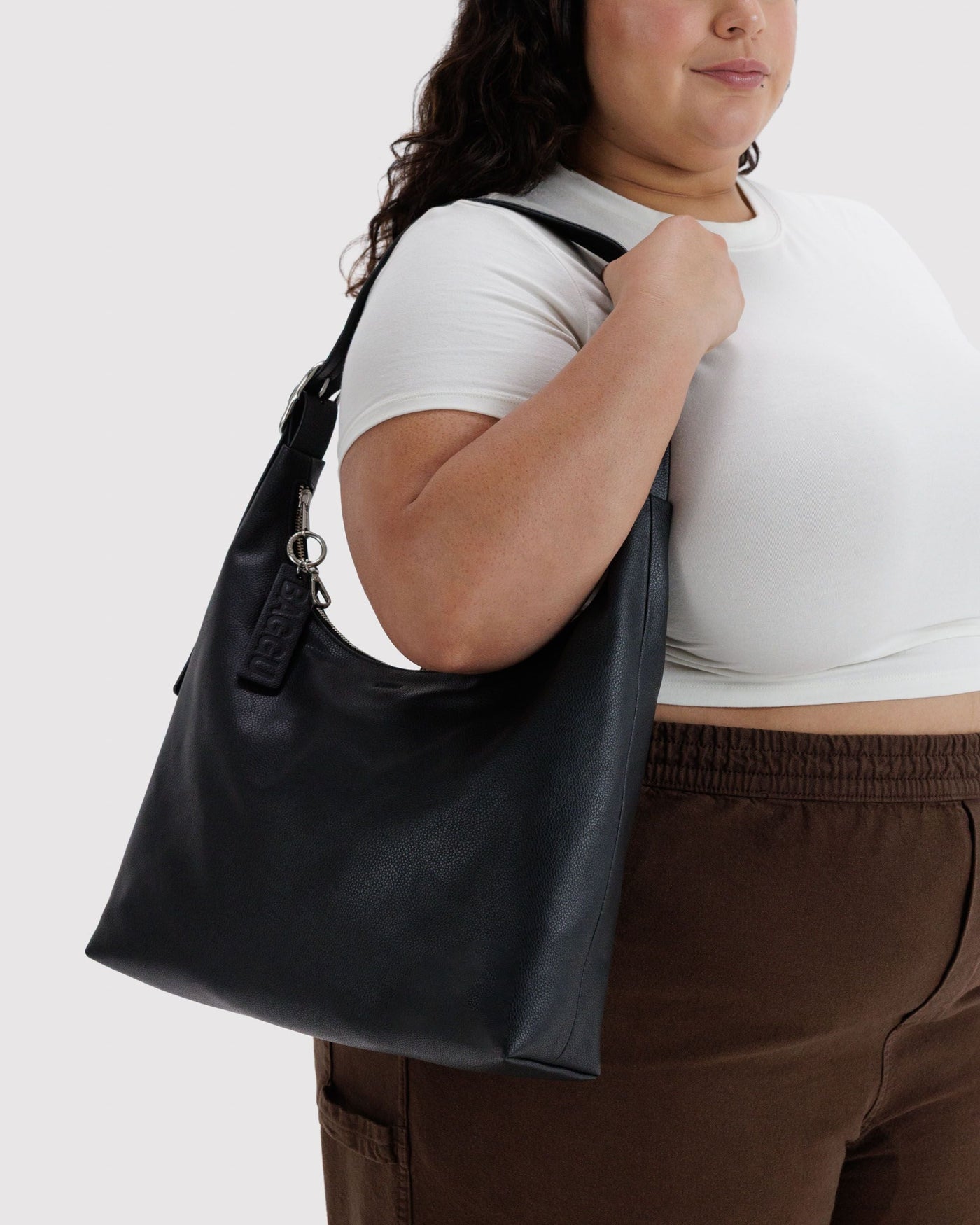 Recycled Leather Shoulder Bag V3