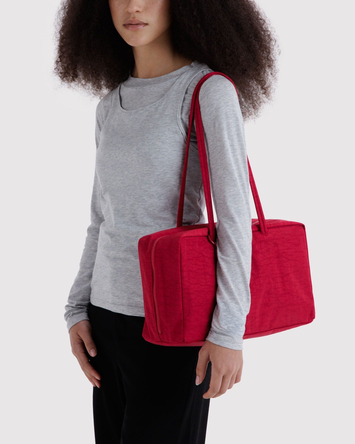 Medium Nylon Bowler Bag I9